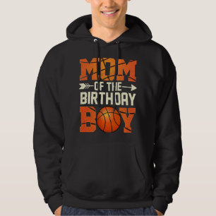 Mam van de Birthday Boy Basketball Mama Fun Hoodie