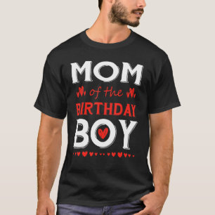 Mam van de Birthday Boy Cute Matching Family Bday T-shirt