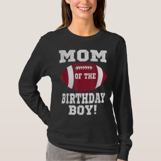 Mam van de Birthday Boy Football Lover  Ret T-shirt