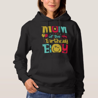 Mam van de Birthday Boy Funny Moeder Mama Family M Hoodie