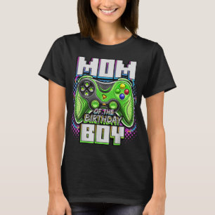 Mam van de Birthday Boy Matching Video Game Birthd T-shirt
