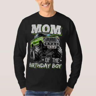 Mam van de Birthday Boy Monster Truck Birthday Nov T-shirt