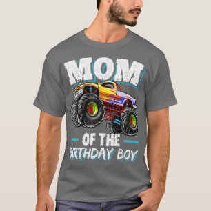 Mam van de Birthday Boy Monster Truck Birthday Nov T-shirt