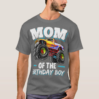 Mam van de Birthday Boy Monster Truck Birthday Nov T-shirt