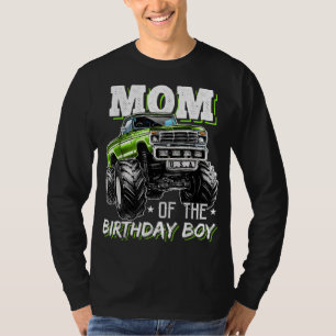 Mam van de Birthday Boy Monster Truck Birthday Nov T-shirt