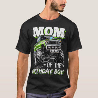 Mam van de Birthday Boy Monster Truck Birthday Nov T-shirt