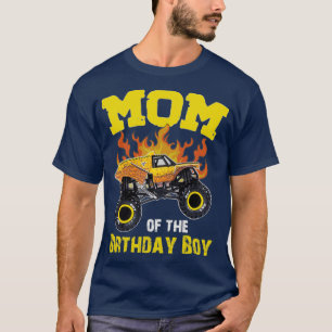 Mam van de Birthday Boy Monster Truck Earth shaker T-shirt