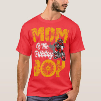 Mam van de Birthday Boy T-shirt Dirt Bike Bday Mat