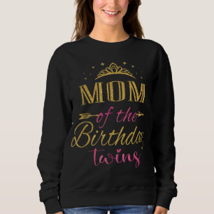 Mam van de Birthday Twins Kinder Partij Trui