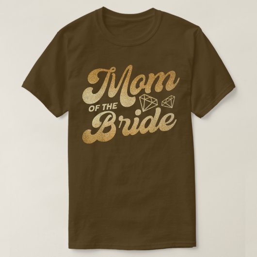 Mam van de Bride moeder van de Bride Moeder Bride T-shirt (Design voorkant)