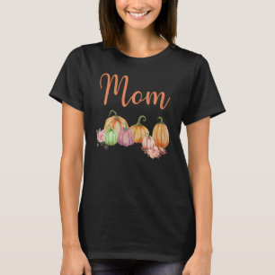 Mam van de kleine pompoen voor de eerste verjaarda t-shirt
