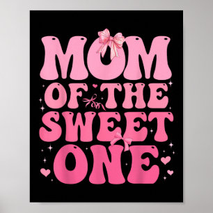 Mam van de Sweet One Coquette Bow 1e verjaardag Gi Poster