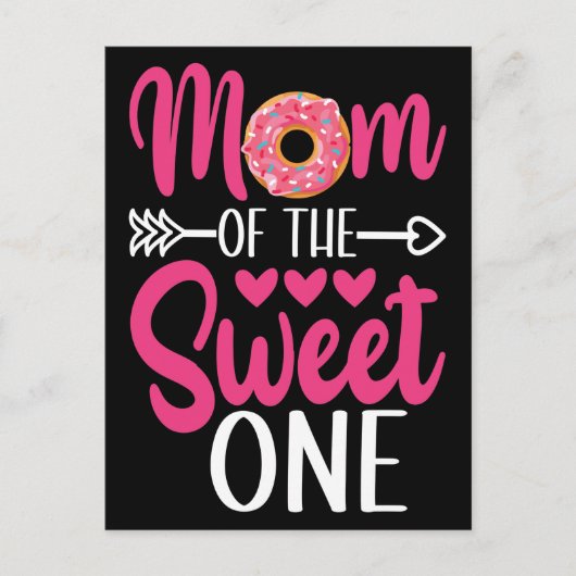 Mam van de Sweet One Sprinkst Donut Briefkaart (Voorkant)