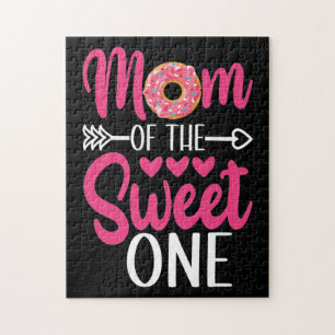 Mam van de Sweet One Sprinkst Donut Legpuzzel