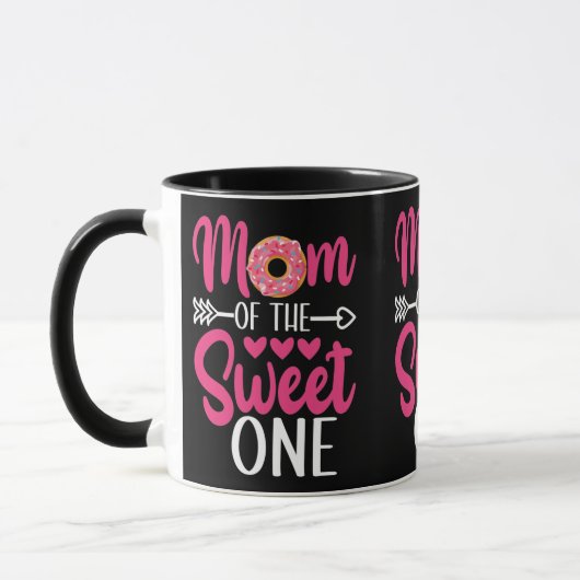 Mam van de Sweet One Sprinkst Donut Mok (Links)