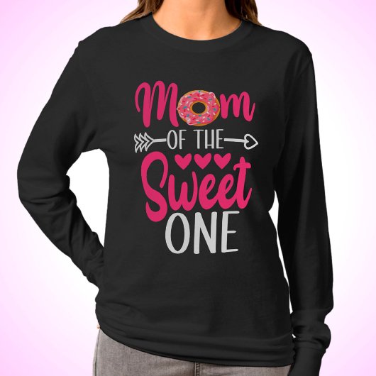 Mam van de Sweet One Sprinkst Donut T-shirt