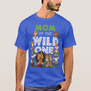 Mam van de wilde dierentuin Birthday Woodland T-shirt