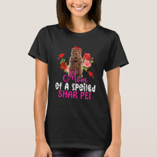 Mam van een gesluierde sjar Pei Cute Shar Pei Dog T-shirt
