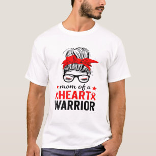 Mam van een hartenwarrior CHD Awareness Congenital T-shirt