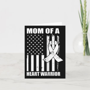 Mam van een hartkwaal of een rode hartziekte kaart