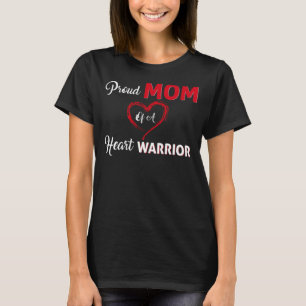 Mam van een hartwarrior-CHD-bewustzijn T-shirt