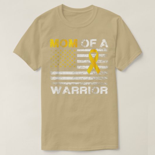 Mam van een kind met kinderkanker t-shirt (Design voorkant)