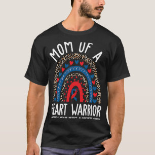 Mam van een Warrior CHD Congenital Heart Defect Aw T-shirt
