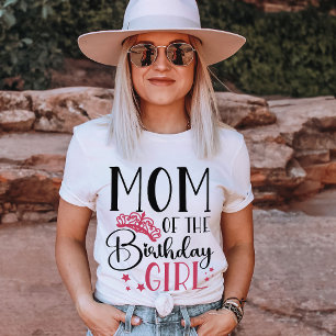 Mam van het 'Birthday Girl Squad Custom Matching' T-shirt