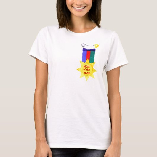 Mam van het Jaar Medaille T-shirt (Voorkant)