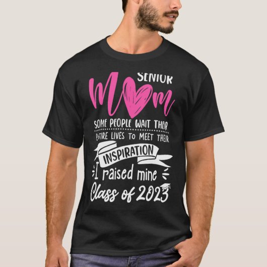 Mam van hooggeplaatste Afstuderen 2023 T-shirt (Voorkant)
