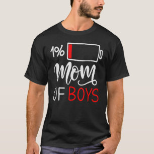 Mam van jongens met een laag energieverbruik meisj t-shirt