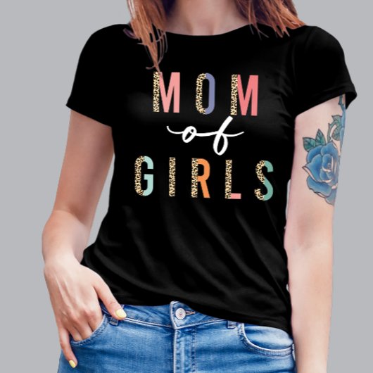 Mam van meisjes T-shirt