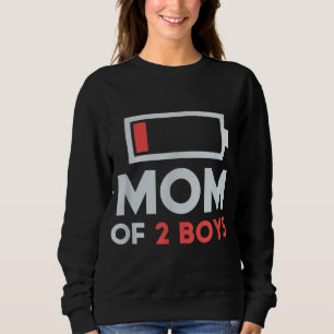 Mam van twee jongens Gift van Son Moederdag Birthd Trui