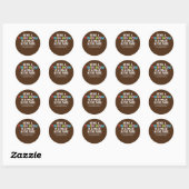 Mam van tweelingen Gezegde tweelingmoeders Ronde Sticker (Vel)