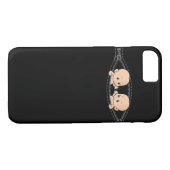 Mam van tweelingen van de zwangerschap Case-Mate iPhone case (Achterkant (Horizontaal))