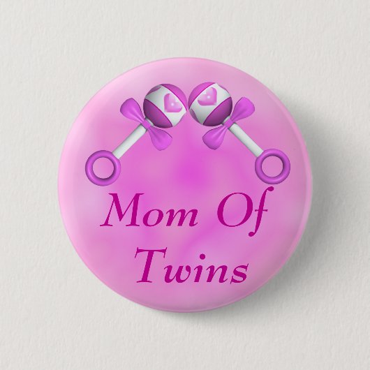 Mam van Twin Girls Button (Voorkant)