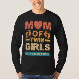 Mam van Twin Girls Classic Overhaalver Twin Mam Tw T-shirt
