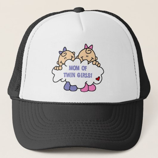 Mam van Twin Girls Trucker Pet (Voorkant)