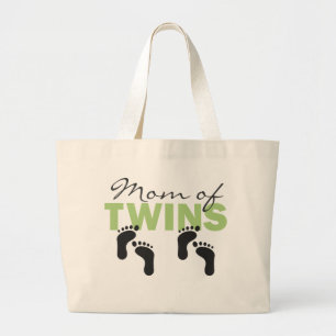 Mam van Twins Grote Tote Bag