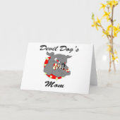 Mam van USMC Devil Dog Kaart (Gele Bloem)