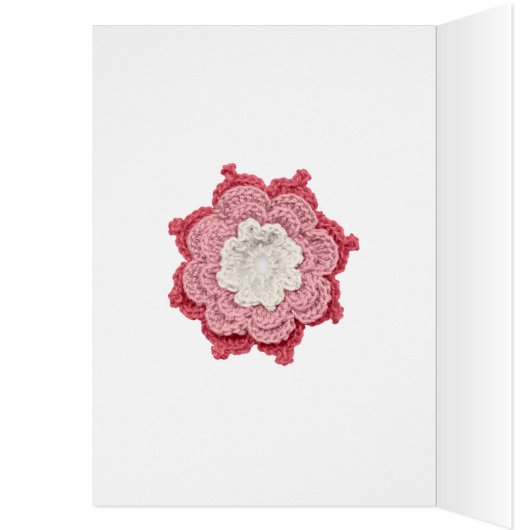 Mam Verjaardag haakbloemen (Binnen (Links))