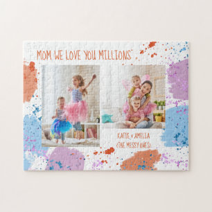 Mam We Achten Jou Aquarel Art Attack 2 Foto Legpuzzel