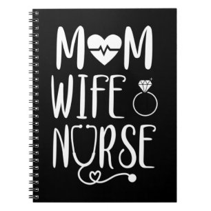 mam Wife Zuster mam Wife Zurse grafische functies Notitieboek