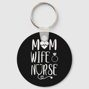 mam Wife Zuster mam Wife Zurse grafische functies Sleutelhanger
