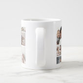 Mam Wij houden van u aangepaste Moederdag Foto Extra Grote Beker (Achterkant)