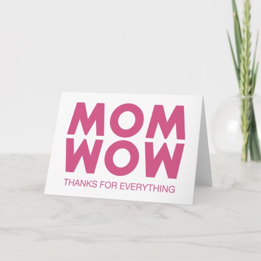 Mam, Wow! Kaart (Voorkant)