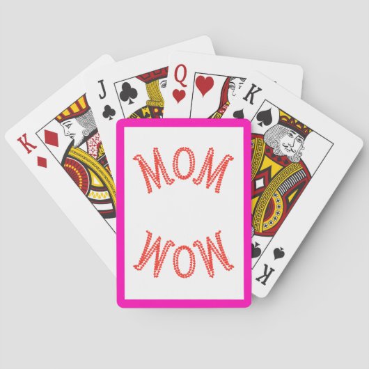 Mam Wow Speelkaarten (Achterkant)