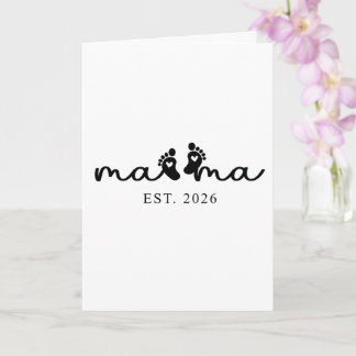 Mama 2026 | Carte de Félicitations pour la Révélat