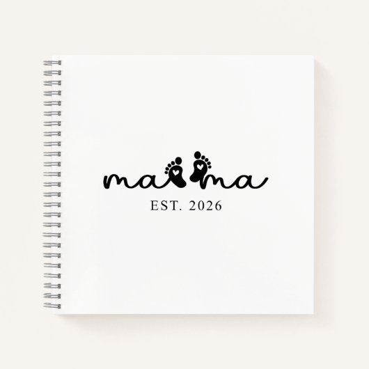 Mama 2026 | Journal de révélation de bébé (Devant)
