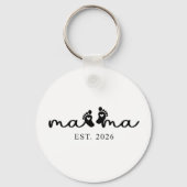 Mama 2026 | Sleutelhanger Baby Openbaring (Voorkant)